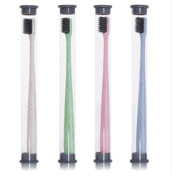 

1pc Bamboo Charcoal Toothbrush 4 colors Portable Travel Toothbrush Soft Nano Brush Oral Care Oral Hygiene cepillos diente