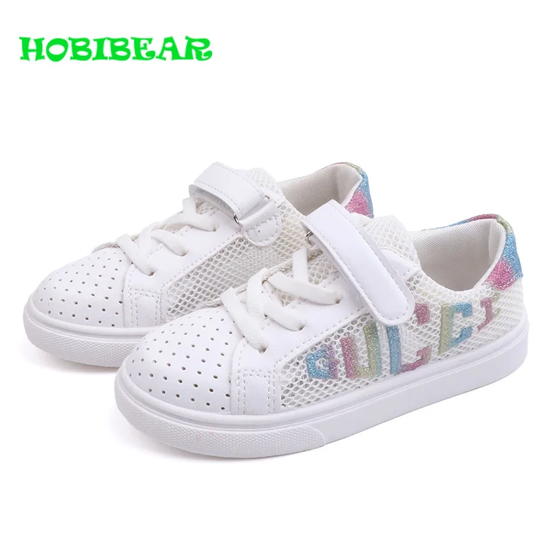 

Latest Flat Kids Sneakers Breathable Skate Stylish Designer Shoe Spring Gym Shoes Girls Weight Light Walking Children Girls Shoe