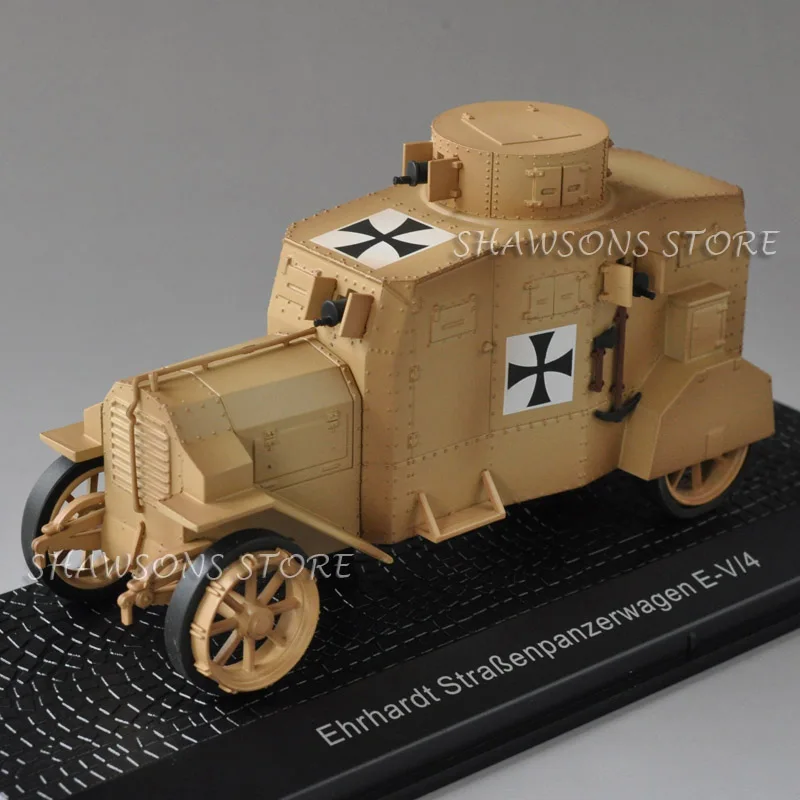 Военная Модель игрушек флакон 1:43 немецкий Ehrhardt Strabenpanzerwagen Реплика автомобильного