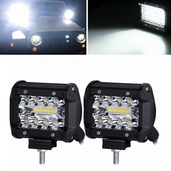 

Rated 60W Actual 15W 4 inch LED Bar LED Work Light Bar for Driving Offroad Boat Car Tractor Truck 4x4 SUV ATV 12V 24V
