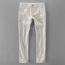 mens baggy linen trousers