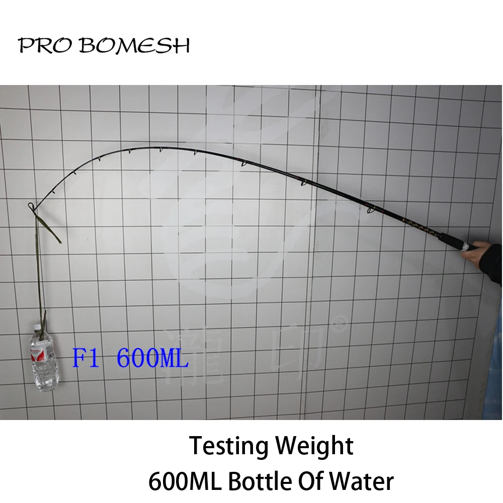 Pro Bomesh 1 шт. 2,11 м 2,12 м 1 секция 15-30 фунтов уродливая палка полный Fuji компонент удилище для ловли на блесну глубоководная Удочка лодка удилище