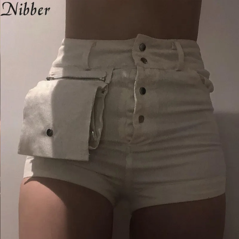 

Nibber white cute bag denim shorts women summer fashion Street style casual shorts 2019 ladies Beach leisure vacation panties