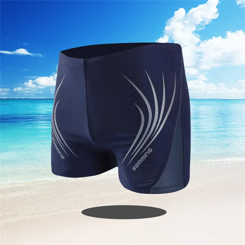 

swimming trunks 2019 Fashion men's boy built-in elastic harness rope elastic pants head boxer swimming trunks swimming pants 4zg