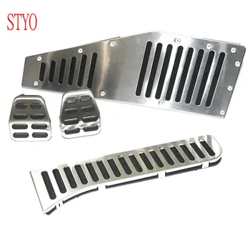 

STYO for RHD VW Golf 6 MK6 Jetta MK5 Scirocco Octavia PASSAT B6 B7 CC Stainless Steel Automatic Pedal sticker MT /AT Pedal
