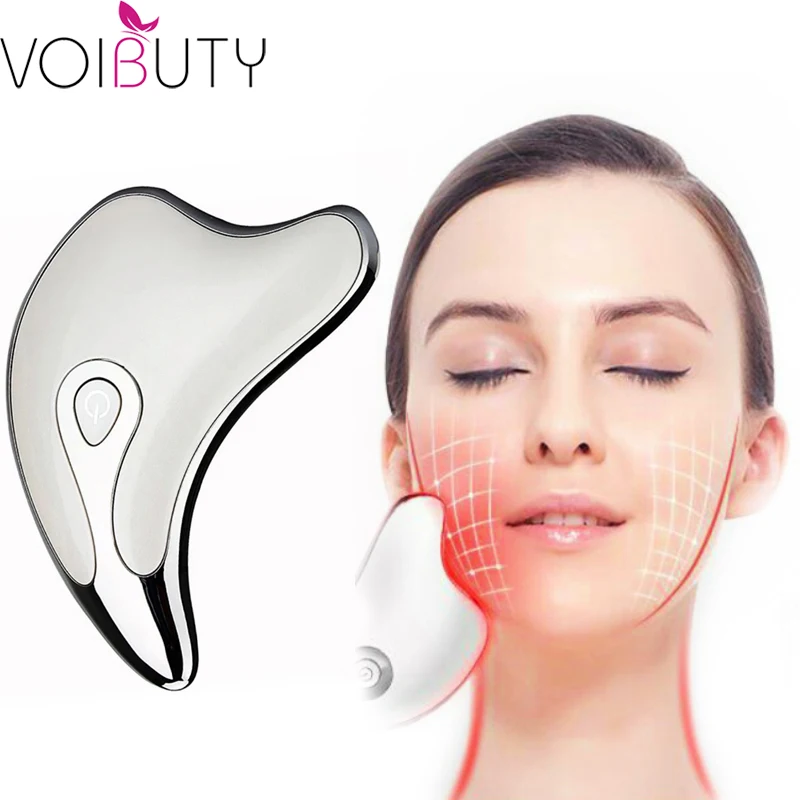 

Face Neck Guasha Massager Face Wrinkle Removal Device Body Slimming Massager Electirc Facial Skin Beauty Care Scraping Tool