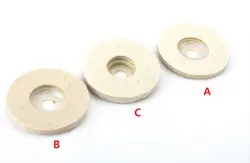 Новые 3 pc/лот Dia. 4 "шерсть войлок полировальником клапаном диск болгарки аксессуары
