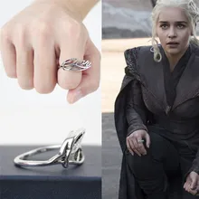 Игра престолов сезон 7 Косплей Дейенерис кольцо Targaryen винтажные женские кольца прекрасный Рождественский подарок для женщин косплей реквизит