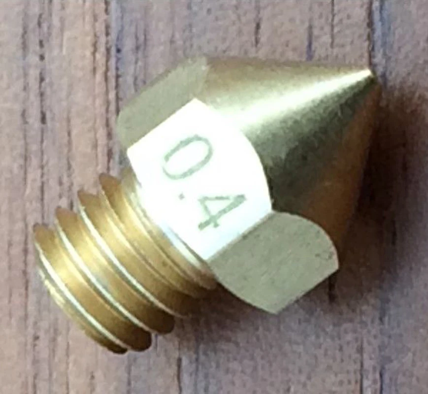 Brass 7x13 Mk8 Extruder Nozzles 0.2mm 0.3mm 0.4mm 0.5mm 0.6mm for 3D