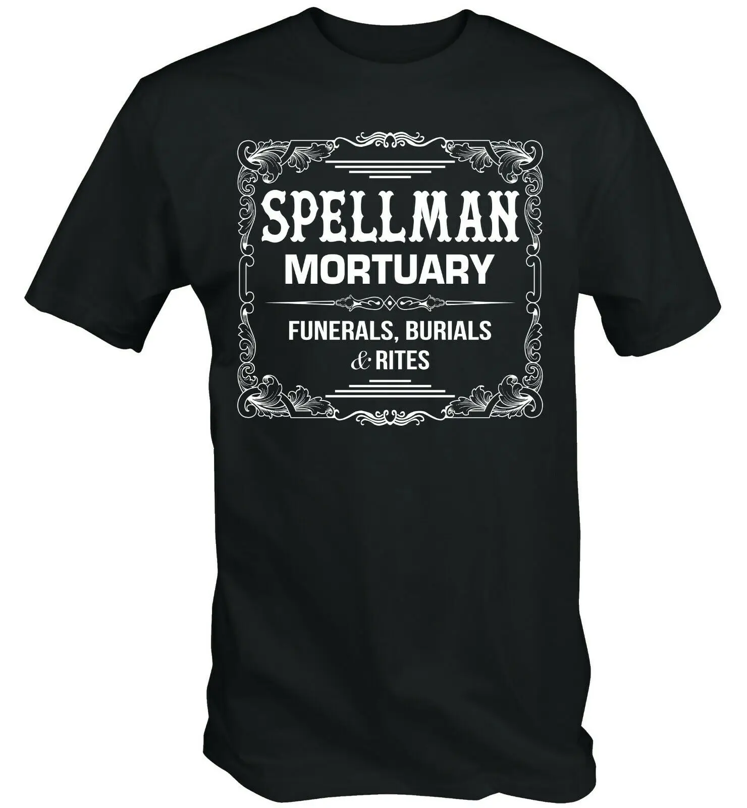 Футболка с надписью Spellman Mortuary тематическая футболка Сабрина adventures Chilling Witch Salem |