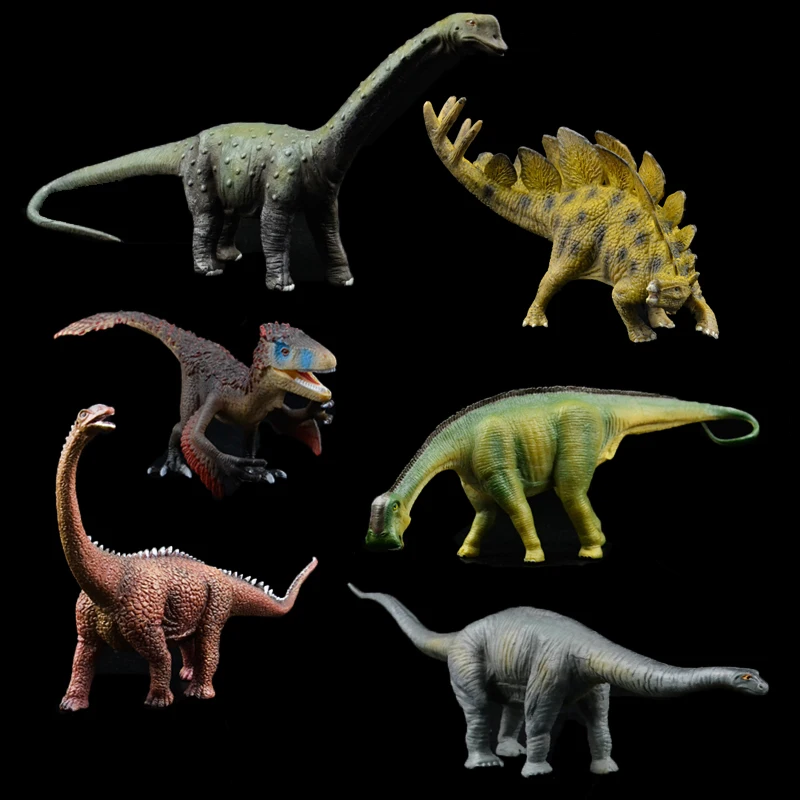 

Genuine Jurassic dinosaurs world sauropod Brachiosaurus Utahraptor Stegosaurus Nigersaurus cetiosaurus figure toy children gift