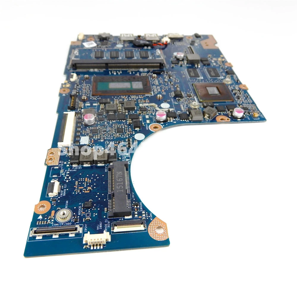 TP300LD GT820M/2G i3-4030CPU 4 Гб Оперативная память Материнская плата Asus TP300LA Q302LA Q302L TP300 TP300L TP300LJ Материнская плата ноутбука тестирование