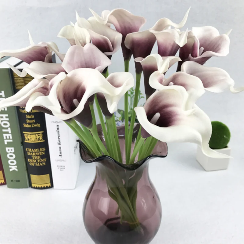 

1pc Artificial Flowers Wedding Decoration PU Flowers Bouquets Home Autumn Decoration Artificial Plants flores 34CM