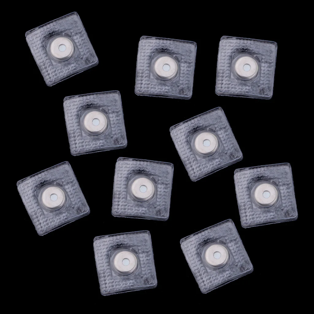10 Sets Invisible Hidden Sew Magnetic Snaps Magnet Button Purse Bag Closure