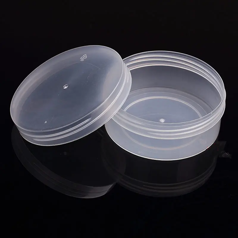 New Round Transparent Plastic Box Containing Jewelry Sample Box Pp