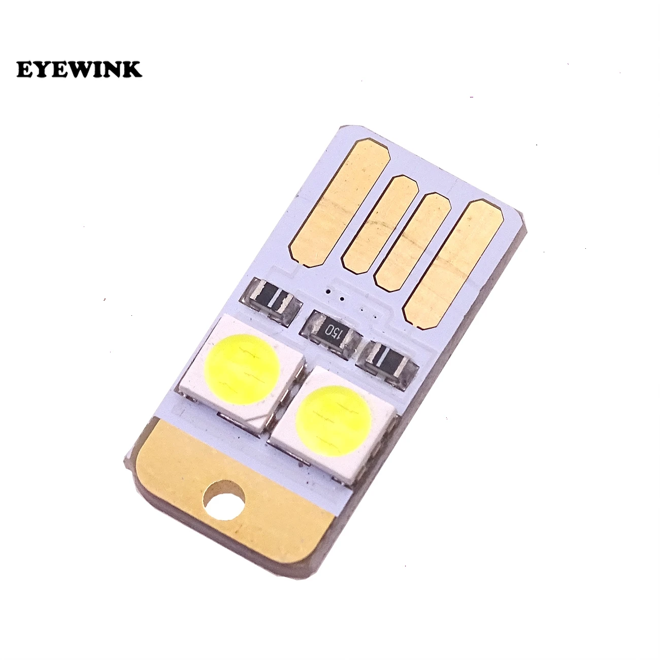 

5PCS Pure White Mini USB Lamp LG Double-sided Insert Computer Camping Laptop Night Light USB Mobile Power Bank LED ultra-small