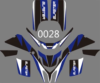 

3M 5 STYLES TEAM GRAPHICS BACKGROUNDS DECALS STICKERS FOR YAMAHA YFS 200 Blaster All Years