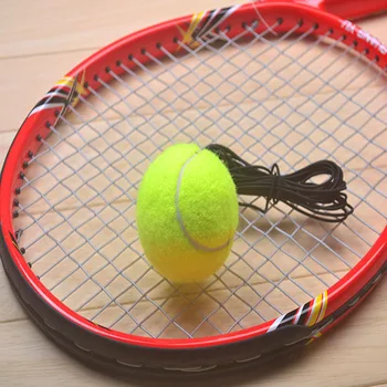 

Tennis Training Ball Durable Belt Line Fivepcs/ Set Yellow Nature Rubber Accesory Outdoor Sport For Adult Racquet Entertainment