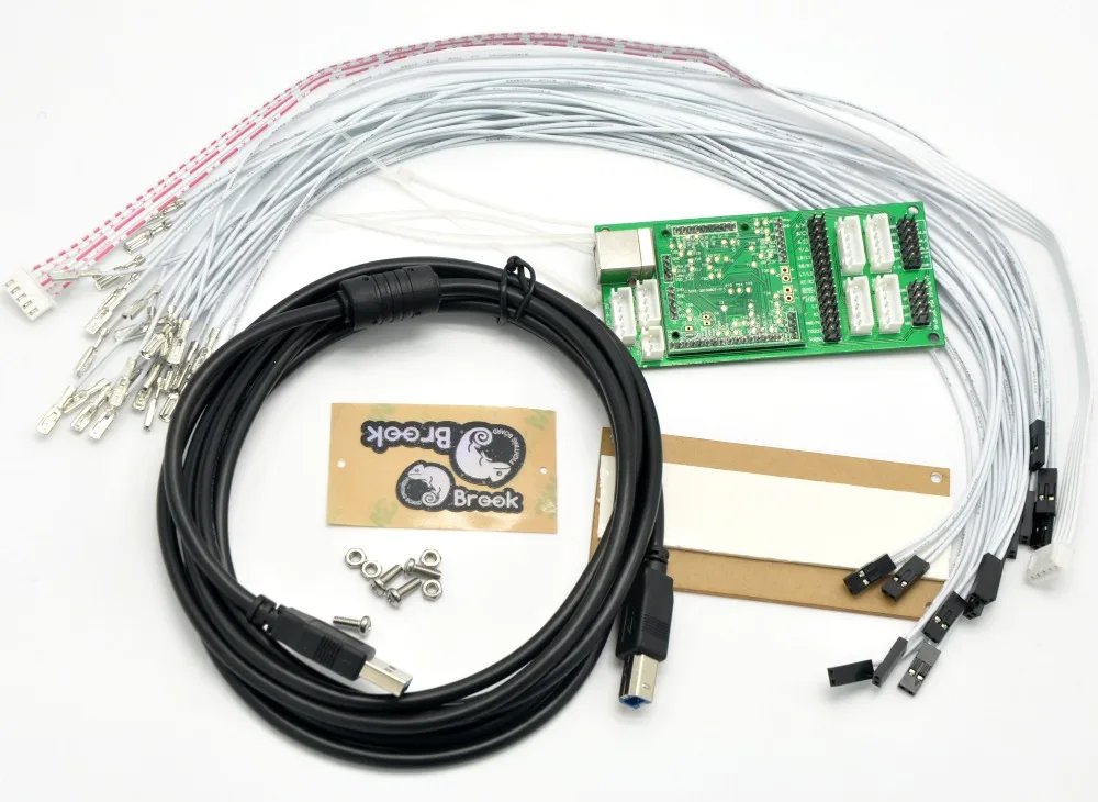Брук борьба платы 3-в-1 Fightstick модуль для PS3/PS4/ПК Поддержка сенсорной панелью/Turbo с проводка кабеля
