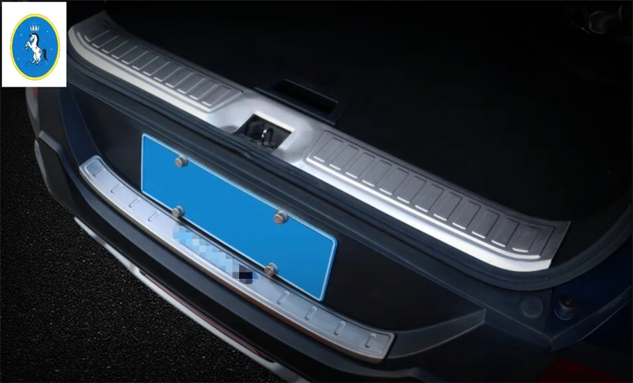 Steel Rear Door Bumper Protector Guard Sill Plate for 2014-2017 BMW X3