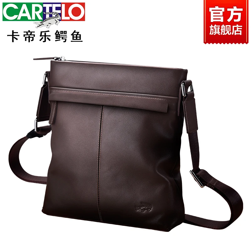 

Real Leather Deluxe Mens Business Briefcase Messenger Travel Bag 14inch Macbook Laptop handbag Shoulder Bag