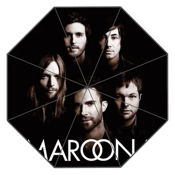 

Custom Maroon 5 Umbrella Rain Women Three Folding Customized Umbrella Female Rain Tools Unique Parasol Umbrella