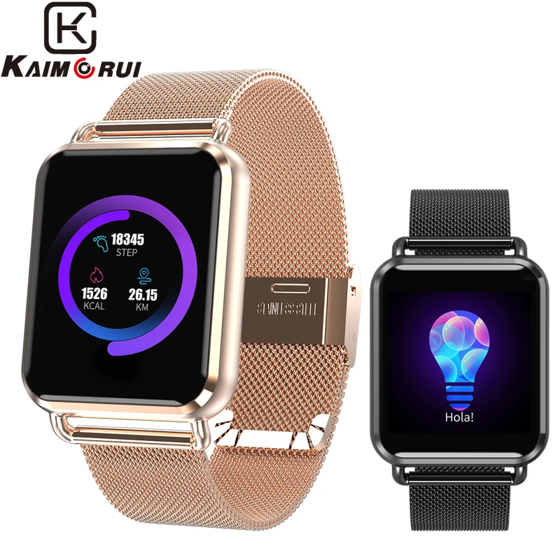 

Smart Watch Heart Rate Monitor Fitness Tracker Sleep Tracker Watch Pedometer Running Mode Wristband for Xiaomi Huawei Phone