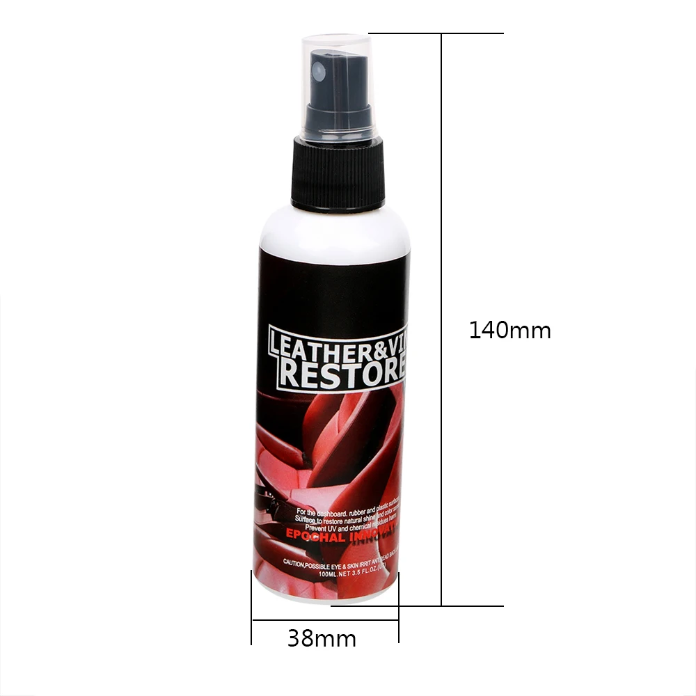  LEEPEE Car Accessories 100ml Leather Surface Protection Spray Type Leather and Vinyl Restorer Autom