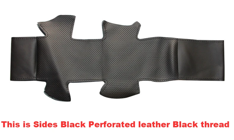 Mewant-Black-Artificial-Leather-Car-Steering-Wheel-Cover-for-Nissan-March-Sunny-Versa-2013-Almera-9