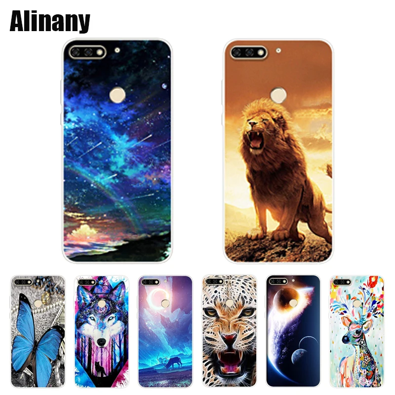 

Huawei Honor 7C Pro Case 5.99" Huawei LND-L29 Case Soft Tpu Back Cover Phone Case Huawei honor 7c Pro LND L29 7CPro Case Silicon