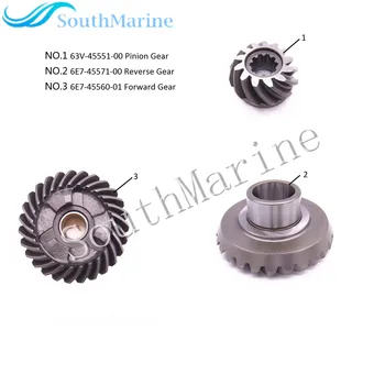 

Boat Motor 63V-45551-00 Pinion & 6E7-45571-00 Reverse & 6E7-45560-01 Forward Gear for Yamaha F15 9.9FM 15FM Free Shipping