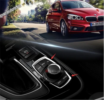 

Lapetus Multimedia Button Cover Molding Trim 2 Pcs Fit For BMW 2 Series Gran Active Tourer F45 F46 2015 - 2019 218i 220i 228i