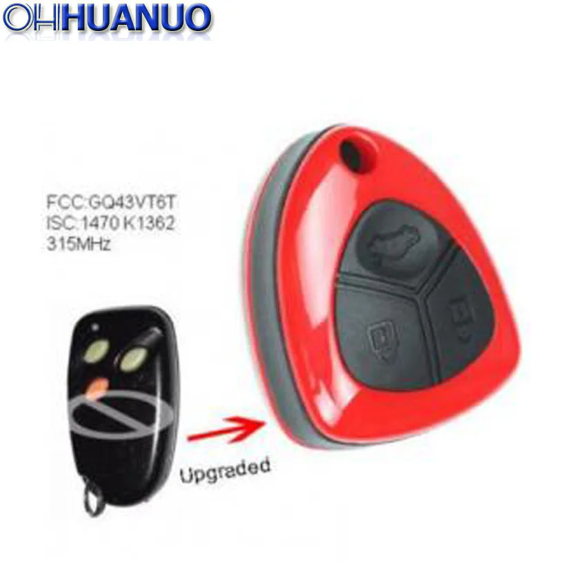 

Upgraded 3 Button Remote Transmitter Smart Car Key 315MHz for Mitsubishi 3000GT Eclipse for Dodge for Chrysler FCC ID: GQ43VT6T