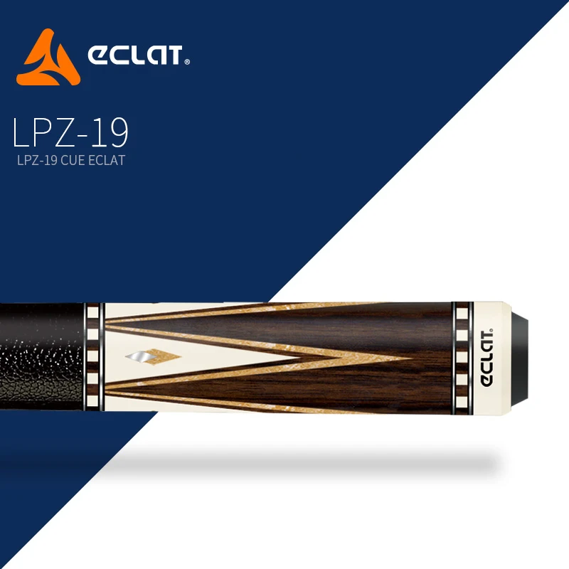 

ECLAT LPZ-19-20 Pool Cue 1/2 Piece Pool Cue Stick 12.6 mm Tip Billiard Cue Professional Canadian Maple Technology High-end Stick
