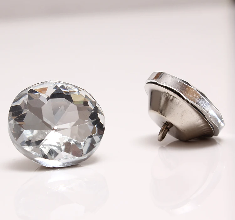 crystal button