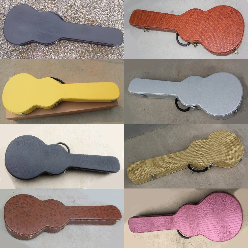 

Wholesale Electric Guitar Hardcase,Shape as the Guitar,the color can be customized as to request.