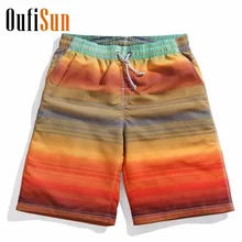 Oufisun Для мужчин Летняя мода шорты борту Для мужчин Пляж Боксер Мужские шорты для купания шорты Для мужчин шорты купальники спортивные плавки Для мужчин