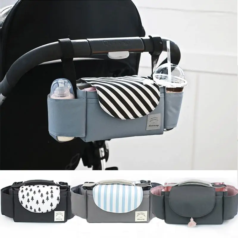 Pushchair Stroller Organizer Bag Pouch Infant Baby Stroller Accessories