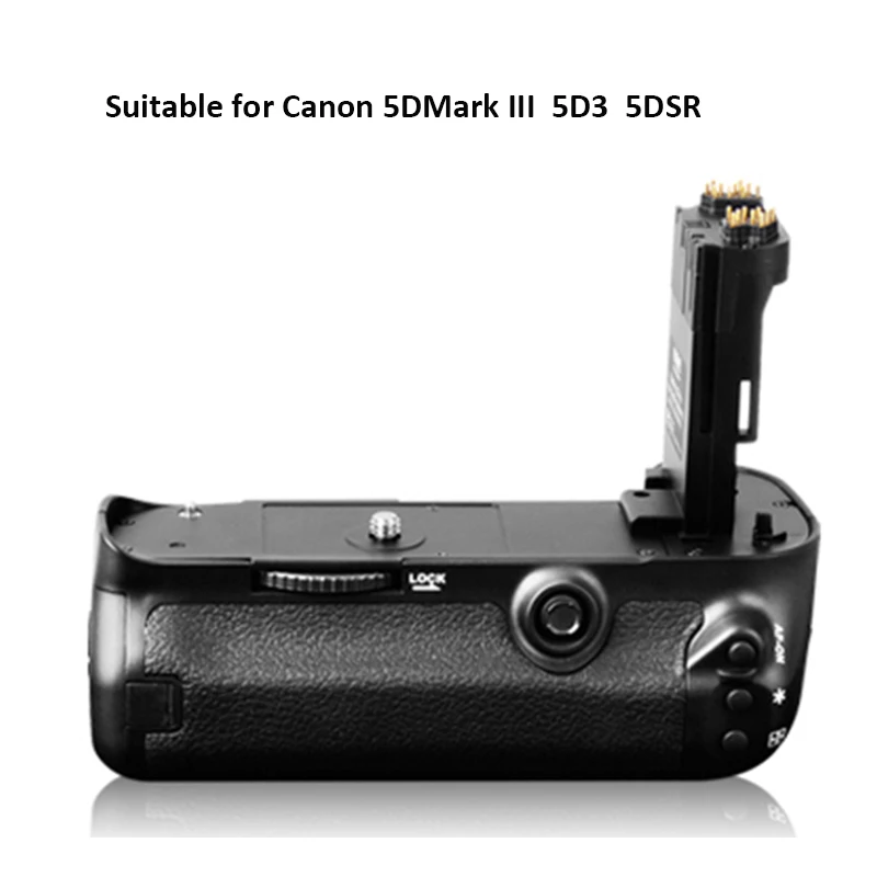 Вертикальная Батарейная ручка для DSLR камер Canon 5D Mark iii 5D3 5DSR