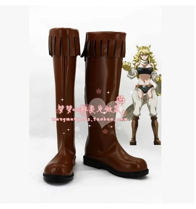 

Akame Ga Kill! Leone Cosplay Shoes Boots Professional Handmade!Perfect Custom For you!