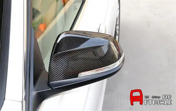 

The High Quality For BMW 7 Series F01 2014 2015 True Carbon Side Mirror Rearview Cover Trims With turn light hole 2pcs