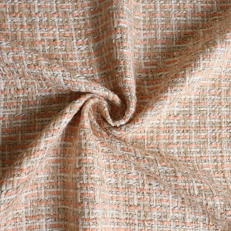 Шерсть твидовая ткань пальто ткани розовый 500GSM|pink cloth|the clothwool tweed fabric |