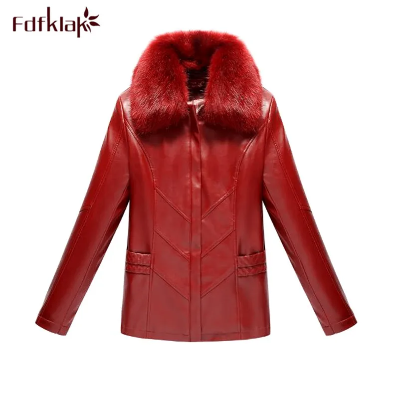 Faux Soft Leather Jackets Autumn Women Faux Soft Leather