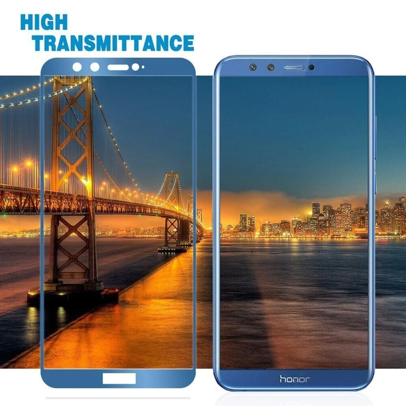 Закаленное стекло с защитой от царапин для Huawei Honor 9 V10 Защитная пленка экрана