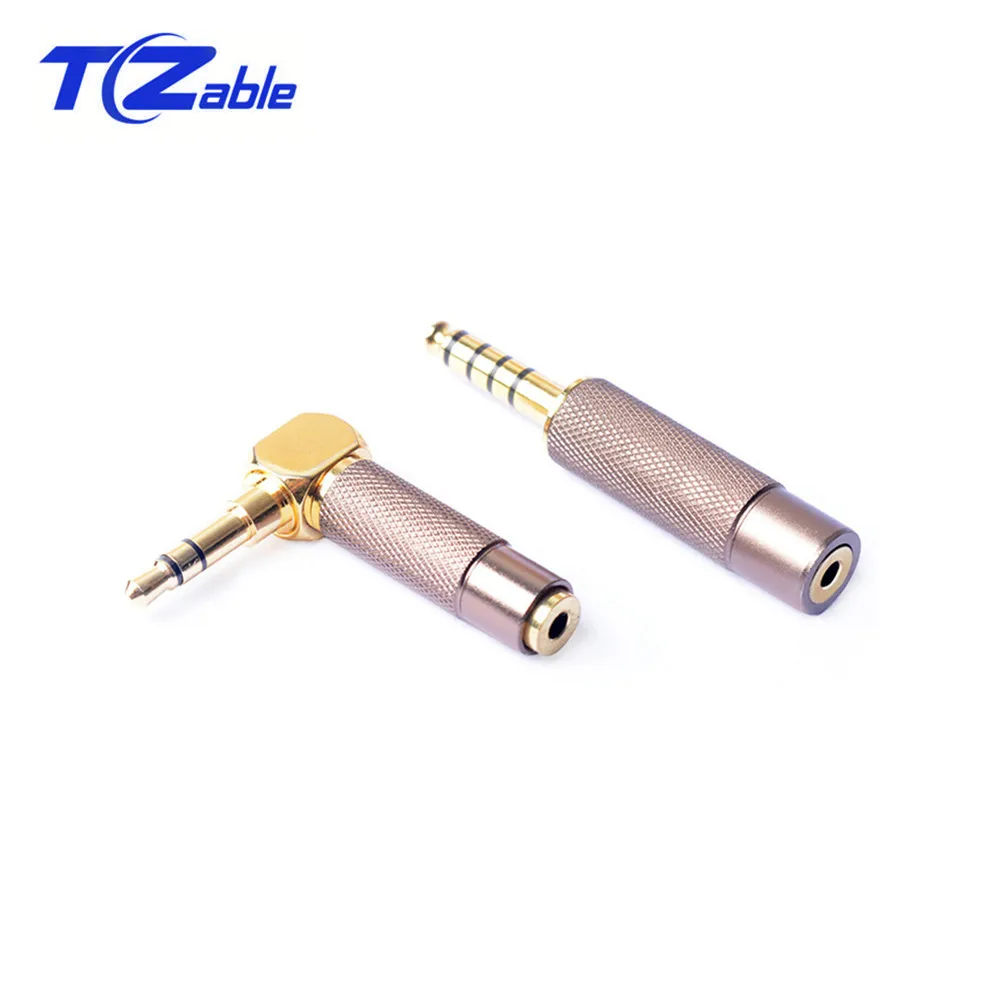 

Audio Cable jack 3.5 connector 2.5MM TO 4.4MM Adapter Audio Cable Jack Microphone Stereo Plug Connector AB Section