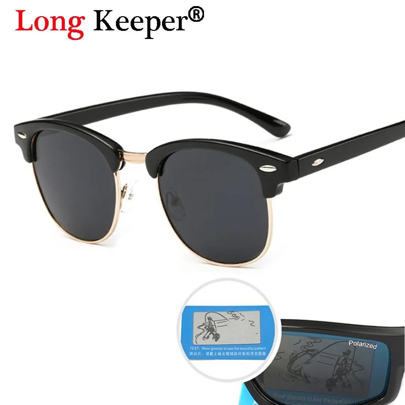 

Long Keeper USA Europe Hot Women Sunglasses Men Polarized Sun Glasses Retro Driving Sun Glasses Gafas de sol feminino 3016 -GD