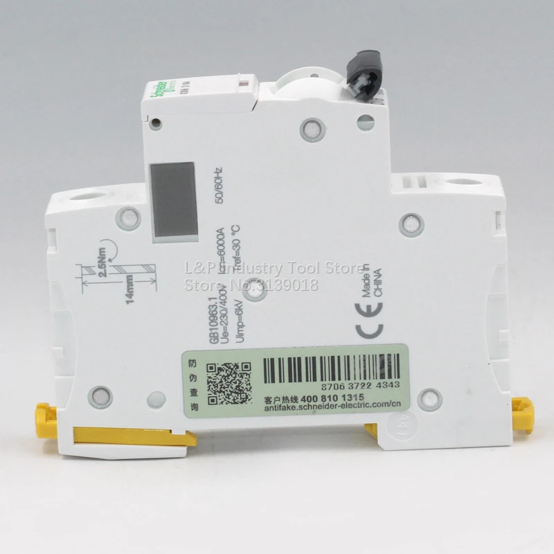 Новые Аутентичные Schneider Telemecanique IC65N 1P D16A A9F19116 вакуумный мини Автоматический