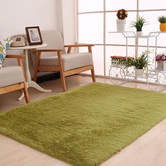 80x160cm 120x160cm Luxury Durable Silk Plush Rectangular Bedroom Mat 80x160cm 120x160cm Luxury Durable Silk Plush Rectangular Bedroom Mat Carpet Home Office Unique