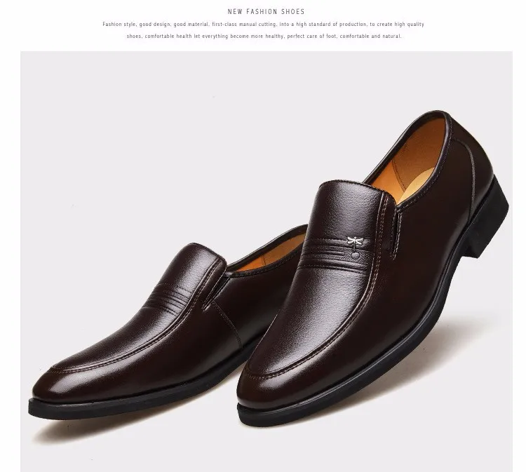 Мужские туфли на высоком каблуке, увеличивающие рост, из спилка со стрекозой; большие размеры EU37-48; низкие мужские зимние лоферы на меху; Kvoll; Туфли-оксфорды в деловом стиле