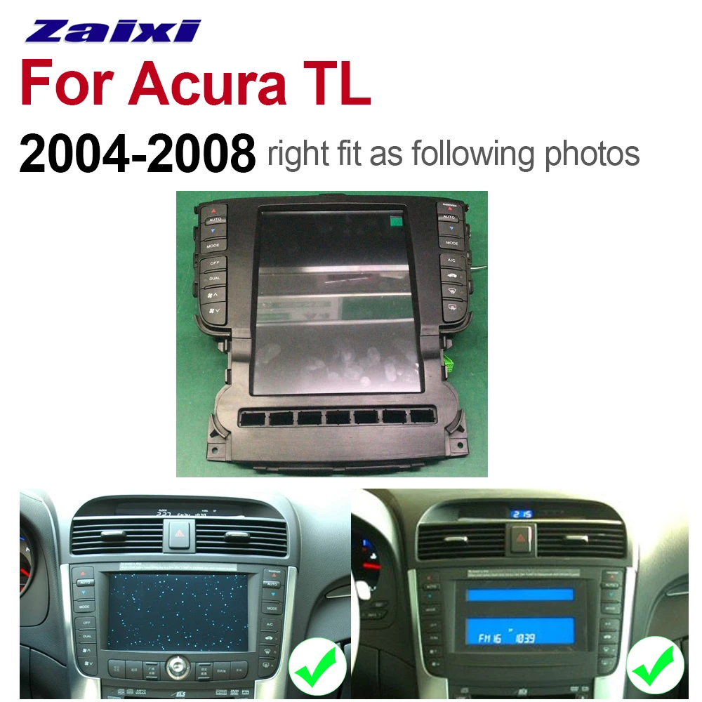 Авто Радио 2 Din Android Автомобильный плеер для Acura TL 2004 2005 2006 2007 2008 gps навигации BT Wifi карта Мультимедиа стерео система